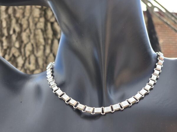 ed4 mapuche silver chain necklace