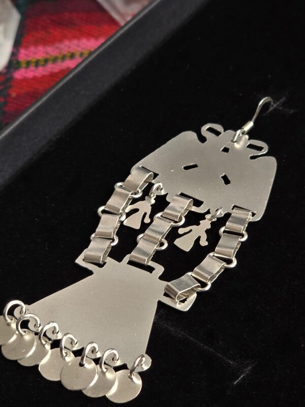 trapelakucha silver earrings