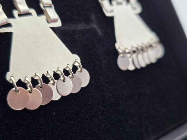 trapelakucha silver earrings