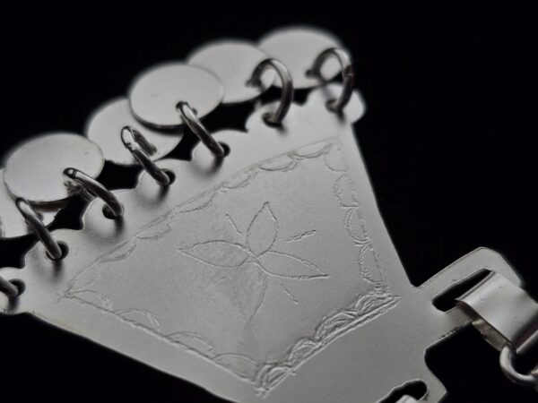 trape4 silver Mapuche Trapelakucha Necklace