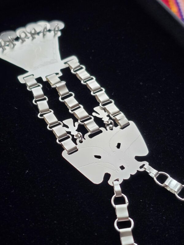 trape6 silver Mapuche Trapelakucha Necklace