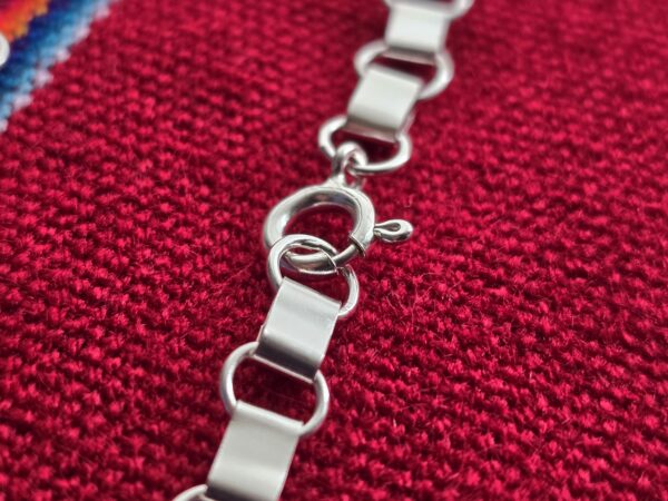 trape8 silver Mapuche Trapelakucha Necklace