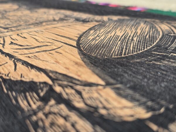 Wooden Engraved Violeta Parra