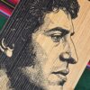 Wooden Engraved Victor Jara profile