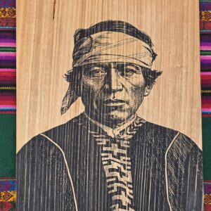 Wooden Engraved Mapu Man
