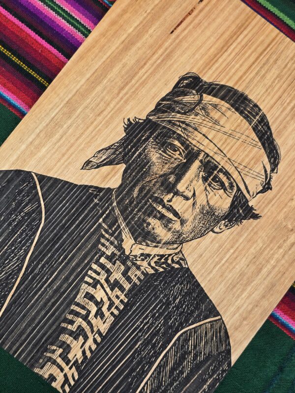 Wooden Engraved Mapu Man