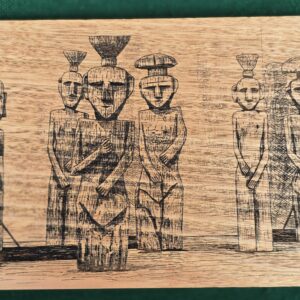 Wooden Engraved Chemamull