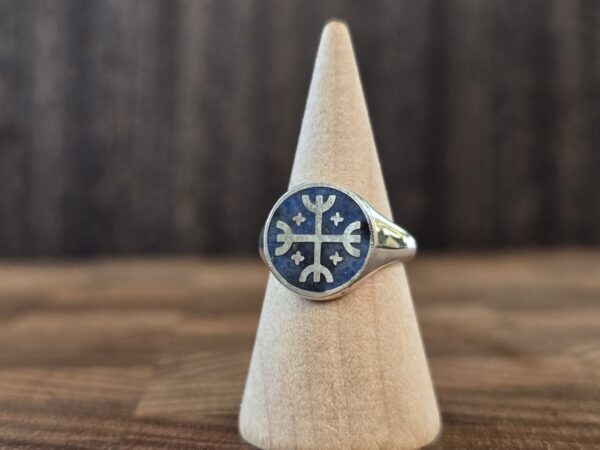 20251218_170051 lapiz lazuli kultrun signet / Anillo lapiz lazuli kultrun