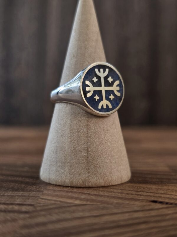 20251218_172238 lapiz lazuli kultrun signet / Anillo lapiz lazuli kultrun