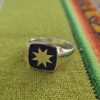IMG-20251011-WA0049 Wunelfe Signet lapis lazuli / Anillo estrella mapuche plata