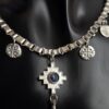 Andina Cross Chakana Necklace with Lapis Lazuli
