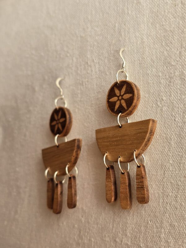 Canelo Flower Earrings dangle