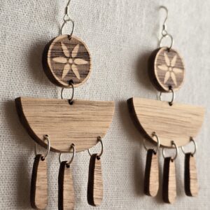 Canelo Flower Earrings dangle