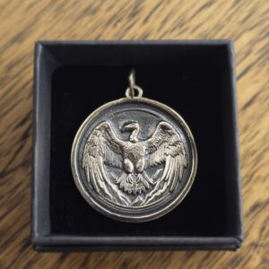 condor silver pendant