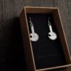 tokikura silver earrings